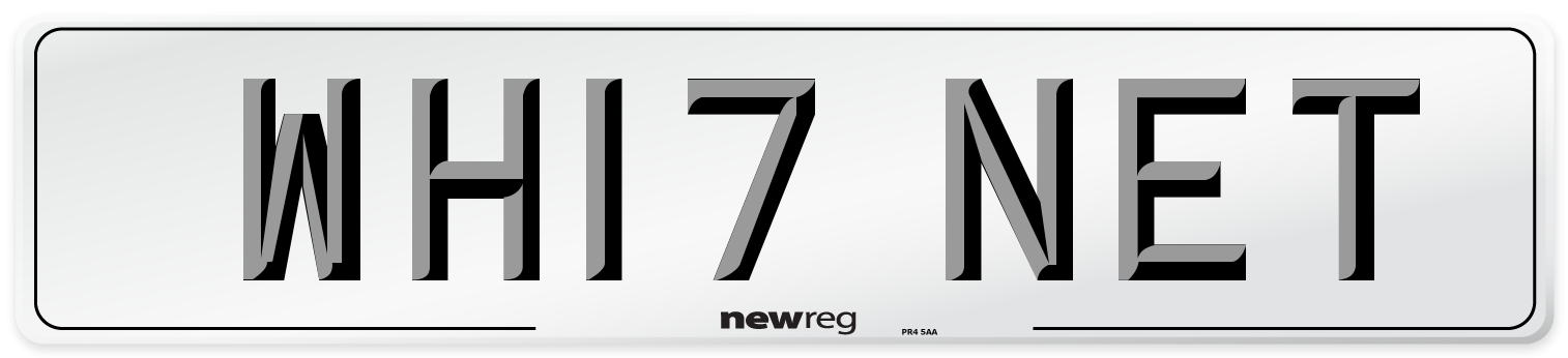 WH17 NET Number Plate from New Reg